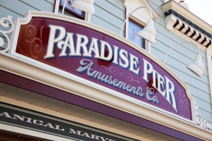 Nice photo of Paradise Pier Sign California Adventure