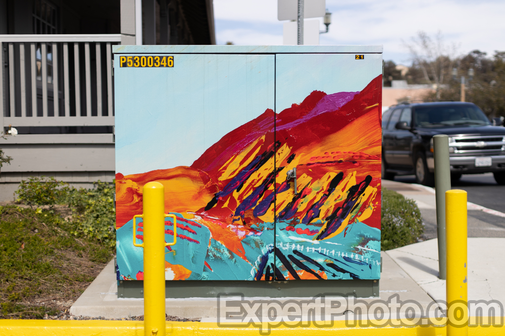 Nice photo of Old Town Temecula Utility Box Art Project