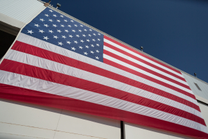 Nice photo of American Flag Marine Corps Air Station Miramar