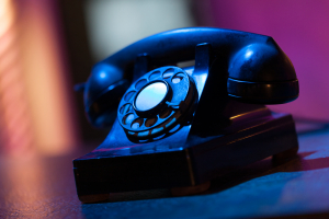 Nice photo of Old telephone at the TWiT Brickhouse