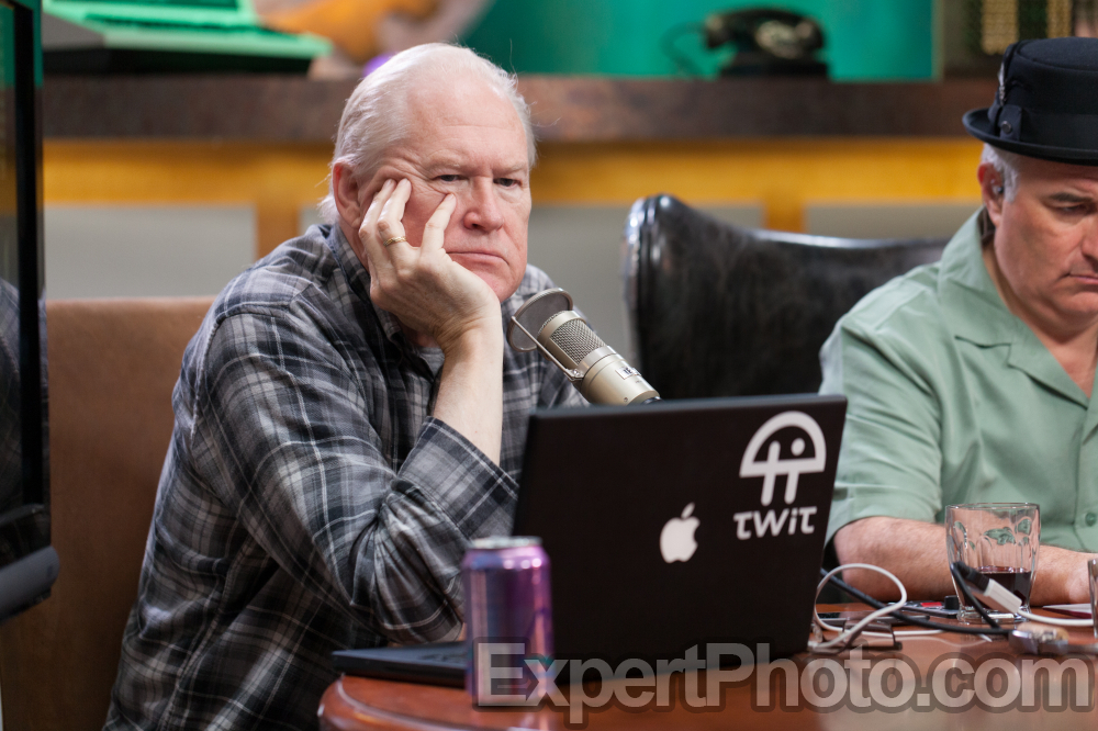 Nice photo of TWiT Brickhouse Leo Laporte and John C Dvorak