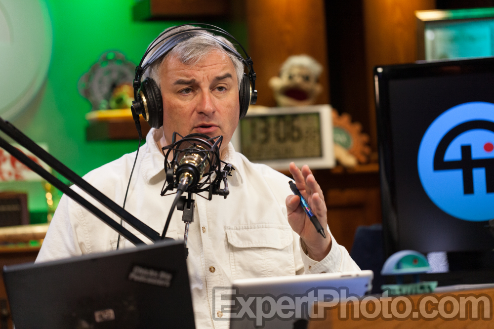 Nice photo of The Tech Guy Show Leo Laportes Office