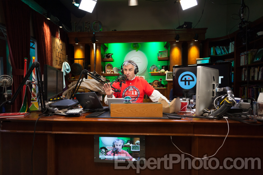 Nice photo of The Tech Guy Show Leo Laportes Office