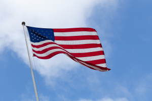 Nice photo of US Flag at the California State Capitol Sacramento