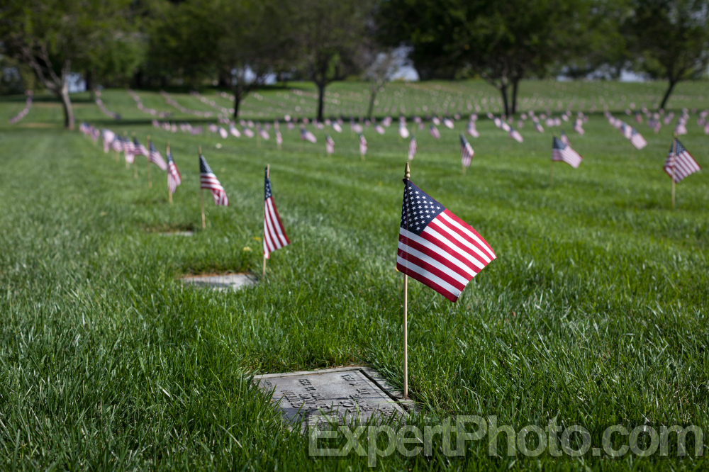 Nice photo of Riverside National Cemetery Memorial Day