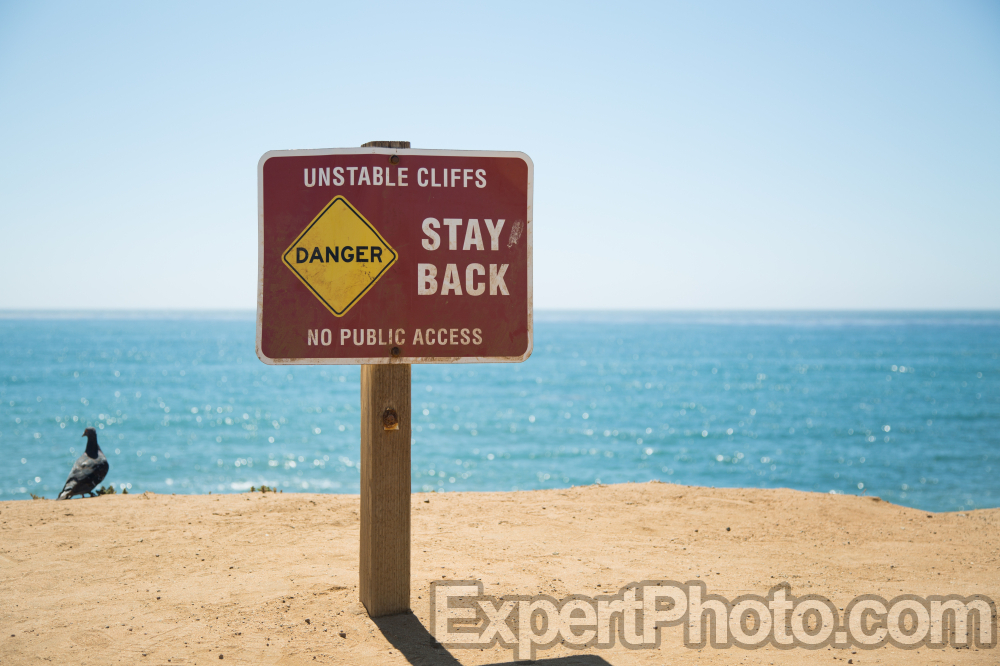 Nice photo of Danger Unstable Cliffs