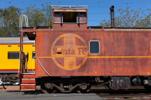 Nice photo of Santa Fe Caboose