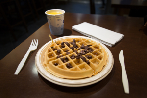 Nice photo of Free Waffles Breakfast