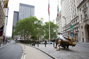 Nice photo of Charging Bull