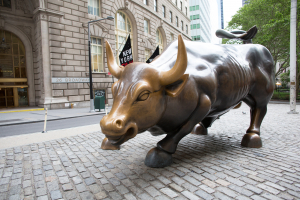 Nice photo of Charging Bull