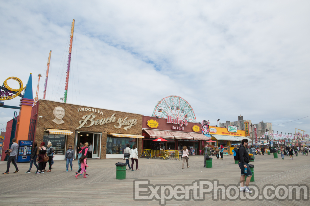 Nice photo of Coney Island Boardwalk