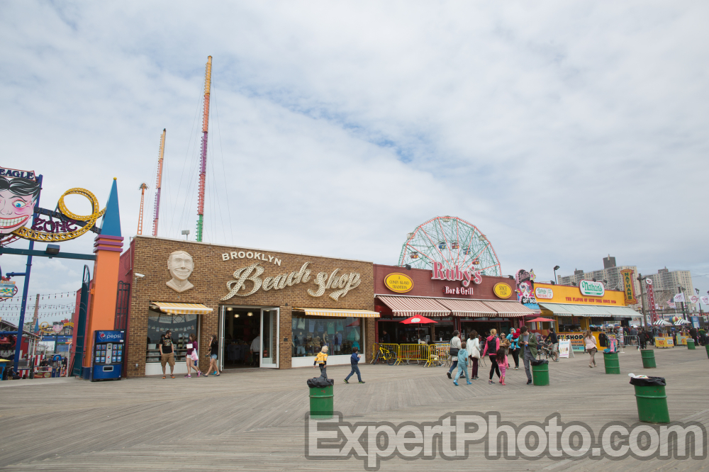 Nice photo of Coney Island Boardwalk