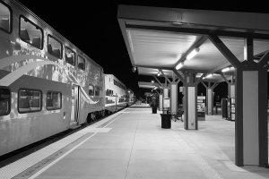 Nice photo of Metrolink Station Perris South