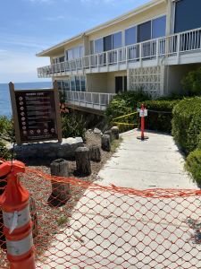 Nice photo of Laguna Beach Quarantine Signs