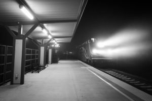 Nice photo of Train in the Mist