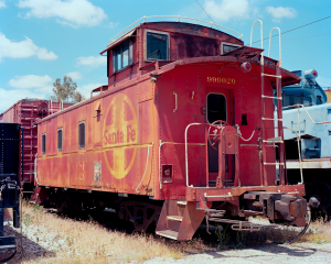 Nice photo of Santa Fe 999020 Caboose
