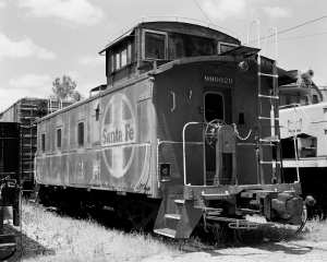 Nice photo of Santa Fe 999020 Caboose