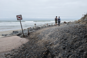 Nice photo of Torrey Pines Covered In Rocks After Recent Storms