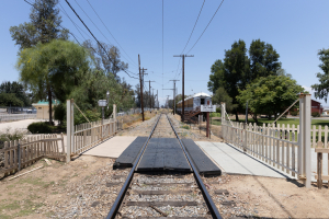 Nice photo of Train Tracks Southern California Railway Museum
