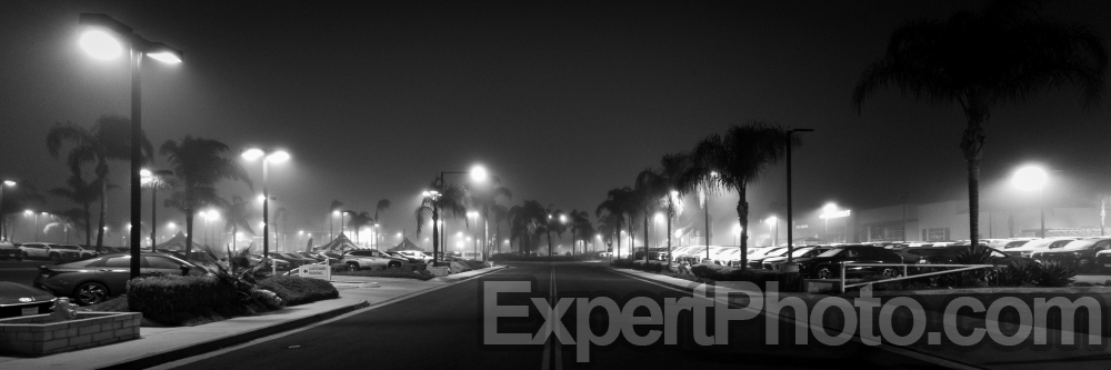Nice photo of Foggy morning at the auto mall