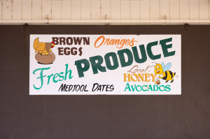 Nice photo of Fresh Produce Sign at Winchester Farms