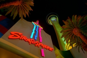 Nice photo of The Stratosphere Hotel and Casino late 1990s
