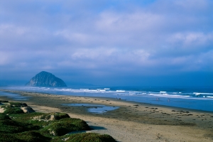 Nice photo of Morro Rock Beach at Sunrise