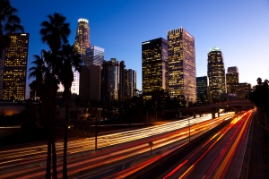 Nice photo of Downtown Los Angeles Skyline