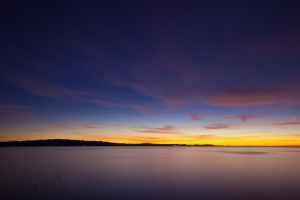Nice photo of Star Trails Over the Salton Sea