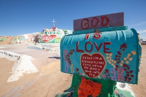 Nice photo of Salvation Mountain