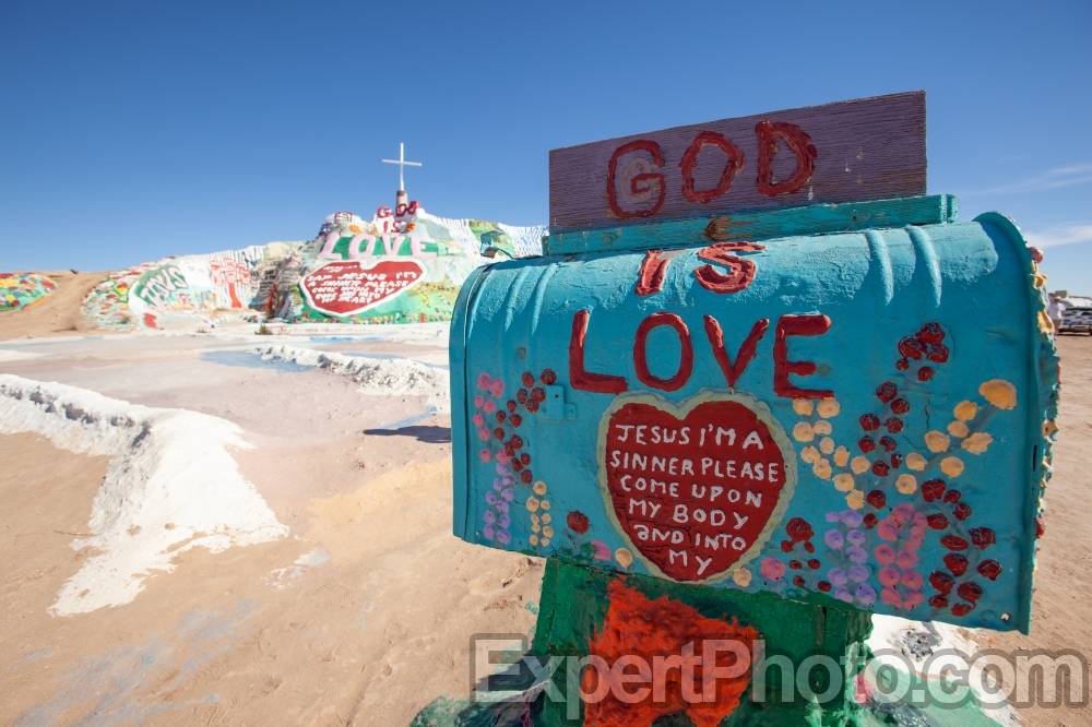 Nice photo of Salvation Mountain