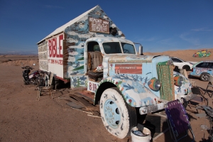 Nice photo of Leonard Knight Truck