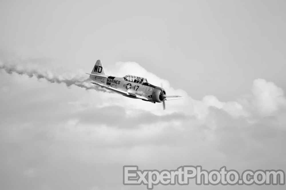 Nice photo of John Collver AT-6 Texan War Dog