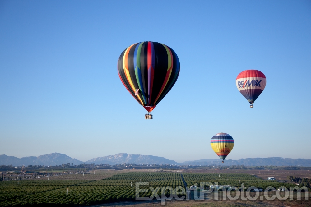 Nice photo of Hot Air Balloon Over Temecula