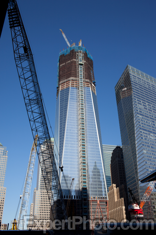 Nice photo of One World Trade Center Under Construction