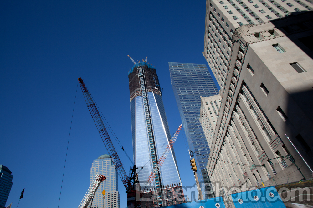 Nice photo of One World Trade Center Under Construction