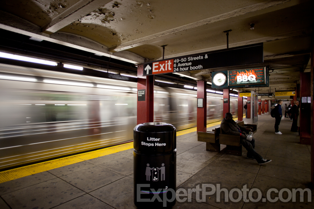 Nice photo of Rockefeller Center subway station