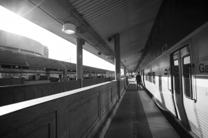Nice photo of Train Conductor at Union Station