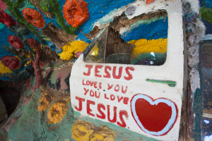 Nice photo of Salvation Mountain