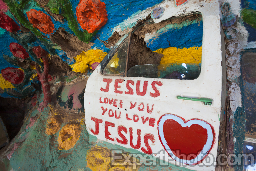 Nice photo of Salvation Mountain