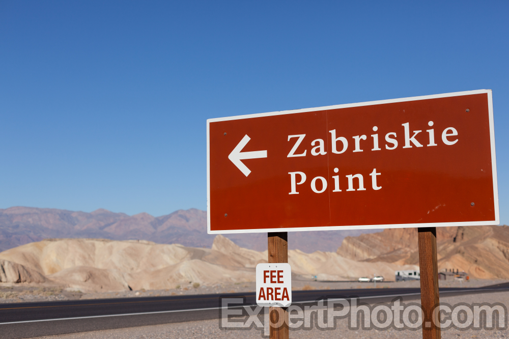 Nice photo of Zabriskie Point Sign