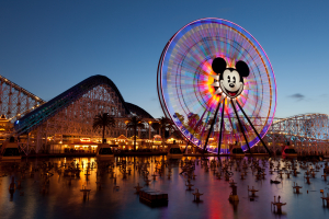 Nice photo of Mickeys Fun Wheel at California Adventure