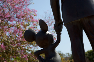 Nice photo of Partners Statue at Disneyland